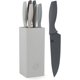 thumbnail image 1 of MasterChef Knife Set with Block, 7pc Kitchen Knives Set, 1 of 3