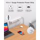 thumbnail image 2 of Protector contra sobretensiones Power Strip Mifaso, 6 salidas y 4 puertos USB, 2 of 8