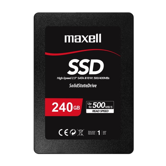 Disco Duro Solido Ssd Maxell Interno 240Gb Sata III 2.5"