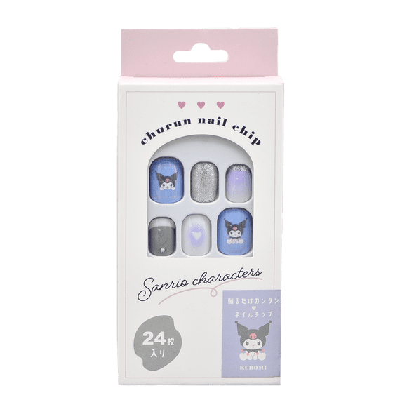 Nail Chip Kamio Japan Sanrio Personajes Churun Kuromi Kuromi