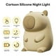 thumbnail image 2 of Lámpara De Noche Led De Silicona Para Niño Capibara Con Usb. Luces decorativas para comedor y dormitorio., 2 of 7