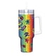thumbnail image 2 of Osos Bailarines Vaso aislado de acero inoxidable con asa, diseño temático, regalo para familia, amigos y fans; incluye pajita y encaja en el portavasos estándar, 40 oz, 2 of 6