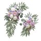 thumbnail image 5 of 2 Piezas De Flores Artificiales Para Arco De Boda, Guirnalda De Flores Para Ceremonia De Recepción, Pared Morada, 5 of 5
