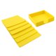 thumbnail image 4 of tazas cuadradas bebidas taza de silicona sostenedor de alfombrilla de té tazas taza conjunto amarillo, 4 of 5
