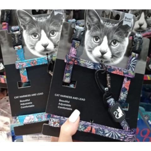 Genérico - Arnes Para Gatos Medidas 1Cm X 120Cm Multicolor