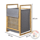 thumbnail image 3 of Mueble De Organización Cuarto De Lavado En Bambú Y Tela, 3 of 3