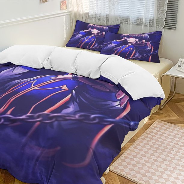 Hunter X Hunter Anime Home Bed 3-piece Set Classic Japanese Anime Polyester Wash Student Dormitory Set