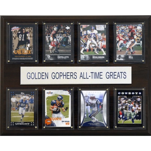 Placa C&I Collectables NCAA Football Minnesota Gophers