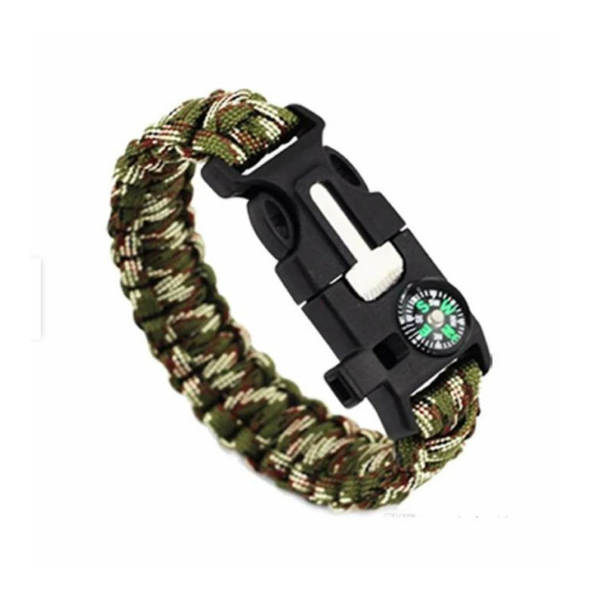 Tomasstore - Pulsera Paracord Treking Y Escalada Supervivencia 5 En 1.