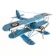 thumbnail image 1 of Avión A Escala Hidroavión Colección Decoración Vintage Azul, 1 of 7