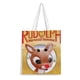 thumbnail image 1 of Rudolph the Red-Nosed Bolso de tela con estampado de lienzo para mujer, bolsa de compras reutilizable y estética, con cremallera interior, regalo para mujer, 35 × 40 cm., 1 of 6