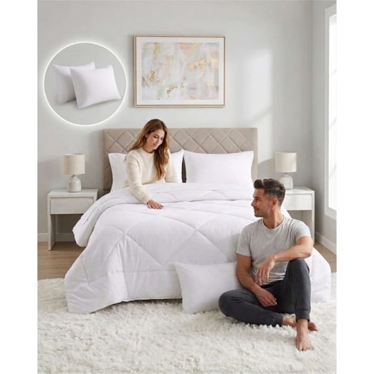Myl Todo Hogar - Juego De Cama Con Plumón Nórdico Sábanas Y Almohada King