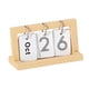 thumbnail image 2 of Calendario De Escritorio De Casa De Muñecas A Escala 1:12, Miniatura Para Modelo DIY, Diseño De Escena De Vida, Madera, 2 of 5