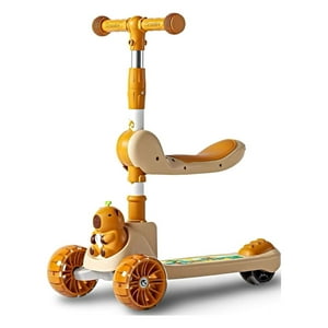 Baby Word - Scooter Para Niños Con Diseño De Capibara Café