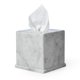 thumbnail image 1 of Caja de pañuelos HAMAKAWA de mármol 15x15x14 cm Carrara White, 1 of 9
