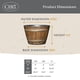 thumbnail image 5 of Macetero GROWSCAPE Barril de Whisky 52 cm Roble Marrón, 5 of 7