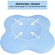 thumbnail image 2 of Rodillera para yoga Zealtop, espuma extragruesa, azul claro, 2 of 6