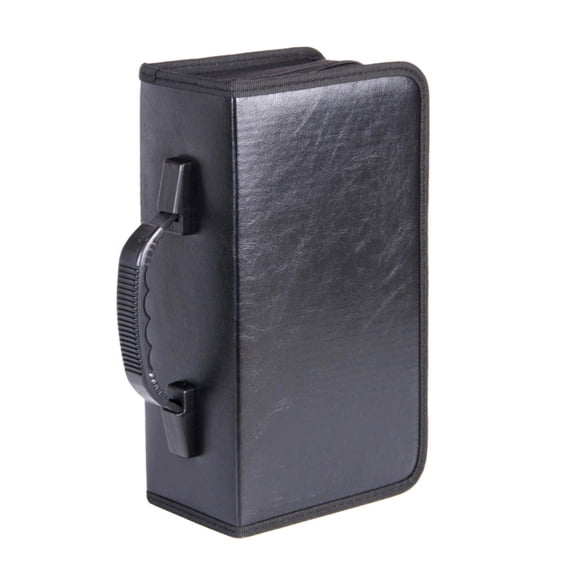 Estuche De Almacenamiento De CD, Bolsa Organizadora Con Cremallera Para Folletos, Para Oficina, Audio En Casa