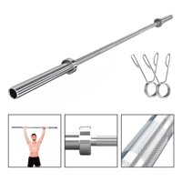 Barra Olímpica Profesional De Competición 2.20M 20Kg Boomfit