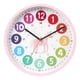 thumbnail image 3 of Reloj De Pared De 10 "contando La Hora, Reloj De Enseñanza Para Sala De Juegos, Niños, Caballos, 3 of 5