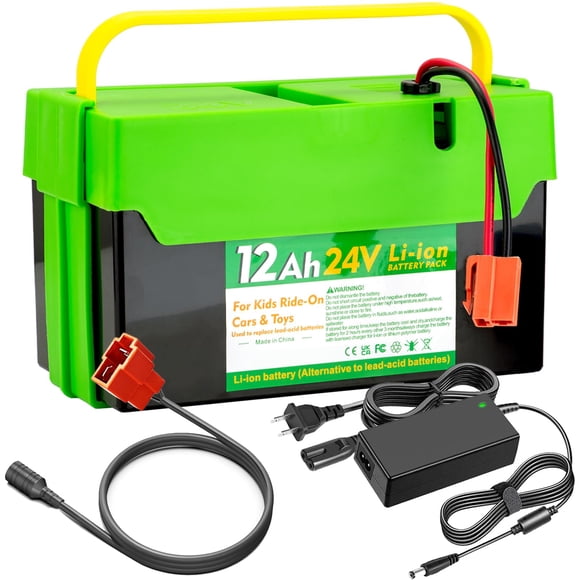 Batería UNIKARO de 24V 12Ah de ion de litio para autos eléctricos infantiles