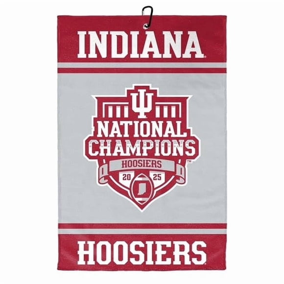 Toalla De Golf Indiana Hoosiers 41 X 61 Cm Con Clip