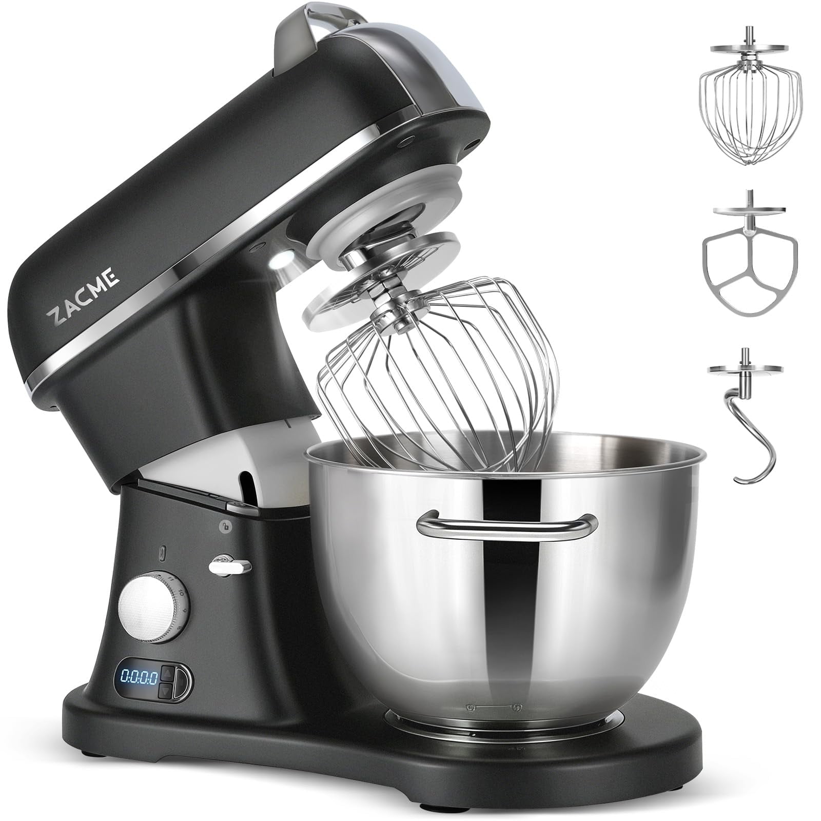 Batidora De Pie Zacme 8.4qt 800w Con Bowl De Acero Inoxidable