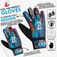 thumbnail image 3 of Guantes de portero ZASH talla 5 (9‑12 años) azul cian 4 mm látex, 3 of 6
