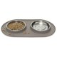 thumbnail image 3 of Comedero para gatos Messy Cats doble de silicona antideslizante, 1,75 tazas, 3 of 7