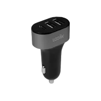 Logiix Power Lite Xl Auto Charger Black