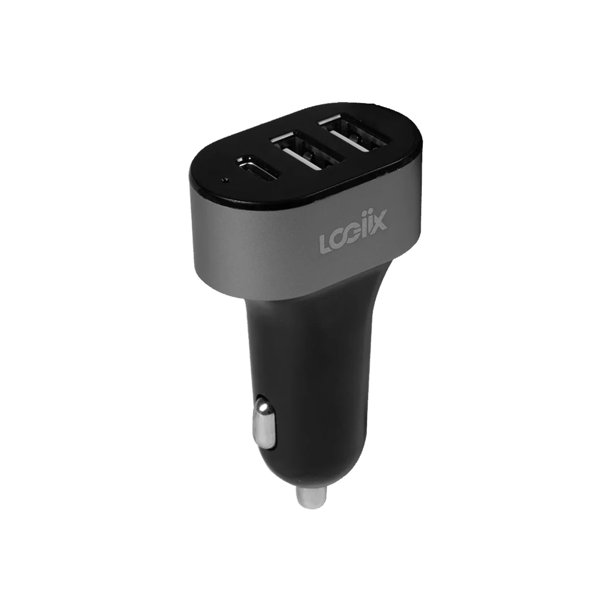 Logiix Power Lite Xl Auto Charger Black