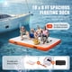 thumbnail image 2 of Muelle flotante inflable VEVOR de 10 x 8 pies con escalera y bolsa, 2 of 3