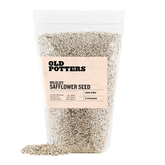 Semillas de cártamo Old Potters Wildlife sin OGM 2.7 kg para aves