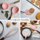thumbnail image 4 of Juego de utensilios de cocina de 2 piezas, de madera, fáciles de limpiar, antiadherentes, color rosa, 4 of 5