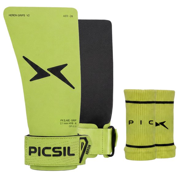 Agarres de gimnasio PICSIL Heron G 9 cm Citrus Híbrido 2,1 mm