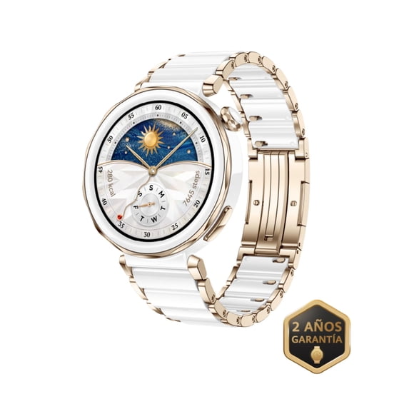 Smartwatch GT5 PRO 41MM Blanco Cerámico