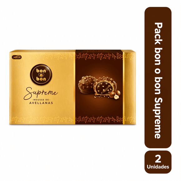 Pack 2 Bon O Bon Supreme Avellana