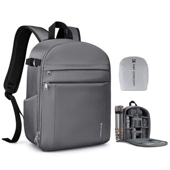 Mochila K&F CONCEPT ligera para DSLR y sin espejo, 0,89 kg, 27 × 13 × 39 cm