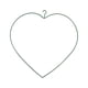 thumbnail image 4 of Decoración del día de San Valentín Marco de corona de alambre en forma de corazón Decoración del hogar Anillo de metal Círculo de hierro para jardín C, 4 of 5
