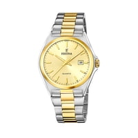 Reloj F20554/3 Festina Dorado Hombre Acero Clasico