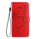 thumbnail image 3 of Funda cartera mariposa para iPhone 17 con soporte y ranuras para tarjetas Rojo, 3 of 5