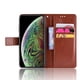 thumbnail image 1 of Funda tipo libro para iPhone X/XS, cartera todo‑en‑uno, funda multifuncional con tarjetero y correa de muñeca desmontable, 1 of 4