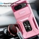 thumbnail image 2 of Funda Armada para Google Pixel 8 con Tapa Deslizante y Soporte Magnético Giratorio Rosa, 2 of 5