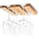 thumbnail image 1 of Fox Run Mounted Under Cabinet Wooden Wine Glass Holder Rack, 1 of 3