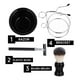 thumbnail image 3 of Set De Barba Clasico Hisopo + Rastrillo + Base Con Pocillo, 3 of 7
