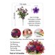 thumbnail image 3 of Flores artificiales AXYLEX 16 ramos mixtos, 3 of 9