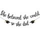 thumbnail image 1 of Decoraciones de banner She Believed She Could So She Did 2024, 1 of 7