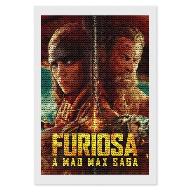 Mad Max: Furiosa Kits de Pintura de Diamantes para Adultos 5D DIY Diamond Art Kits Full Drill Diamond Dots para Regalo Decoración de Pared y Relajación Artes de Gemas 20*30cm