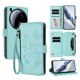 thumbnail image 1 of Funda Cartera Mariposa para [Xiaomi 15 Ultra] con Soporte y Cremallera Verde menta, 1 of 6