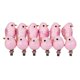 thumbnail image 5 of 12pcs mini pájaros decorativos artificiales de la espuma de bling para el rosa de los artes, 5 of 5